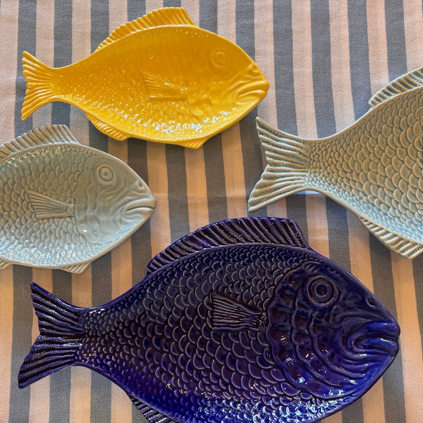 Schaal Vis XL 40cm Blauw