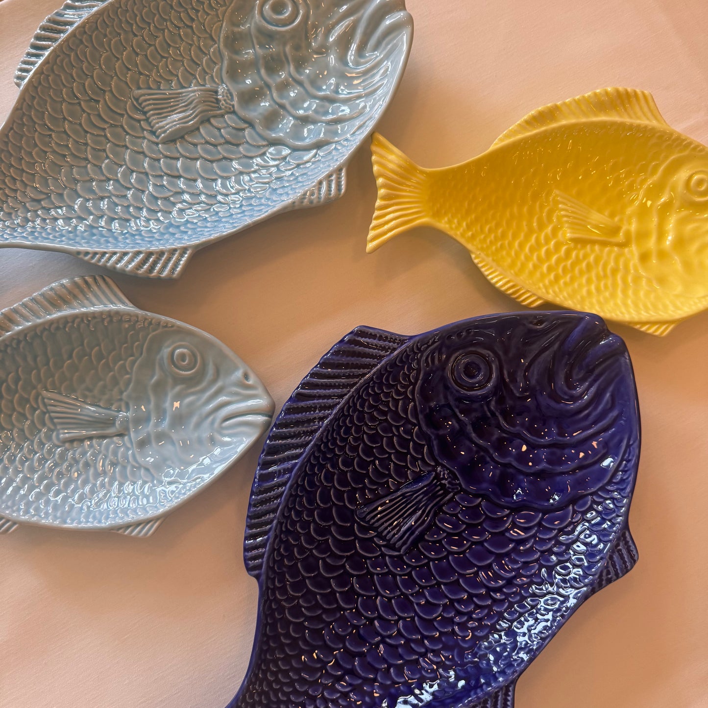 Schaal Vis L 29cm Lichtblauw