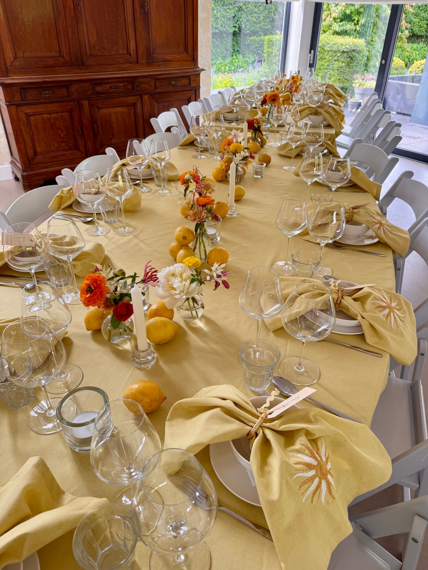 Set Limoncello - tafelkleed met servetten