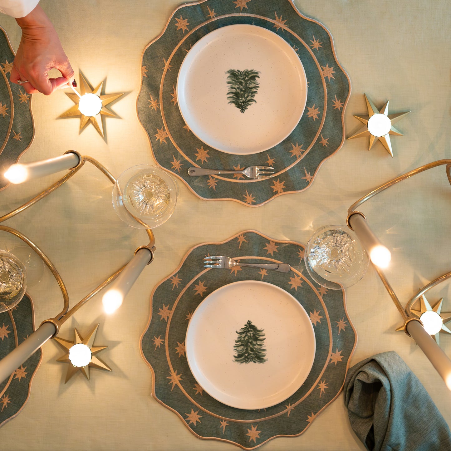 Casafina by Costa Nova Ontbijtbord Kerstboom 22cm