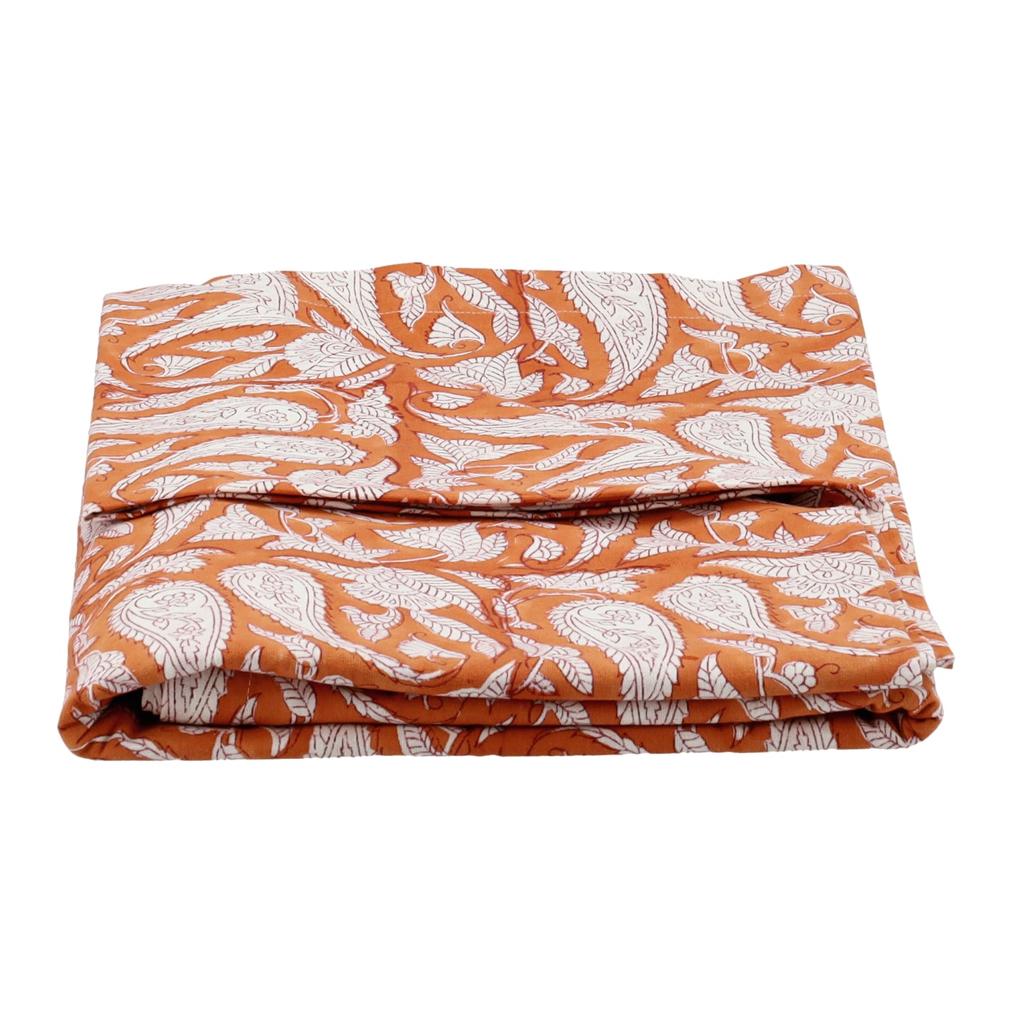 Tafelkleed Amazely Paisley, oranje paisley print
