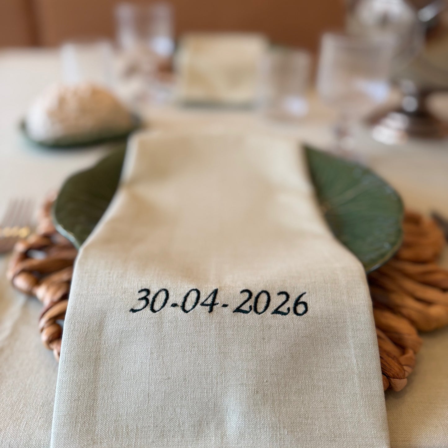 Servet Eat your Greens - personaliseerbaar