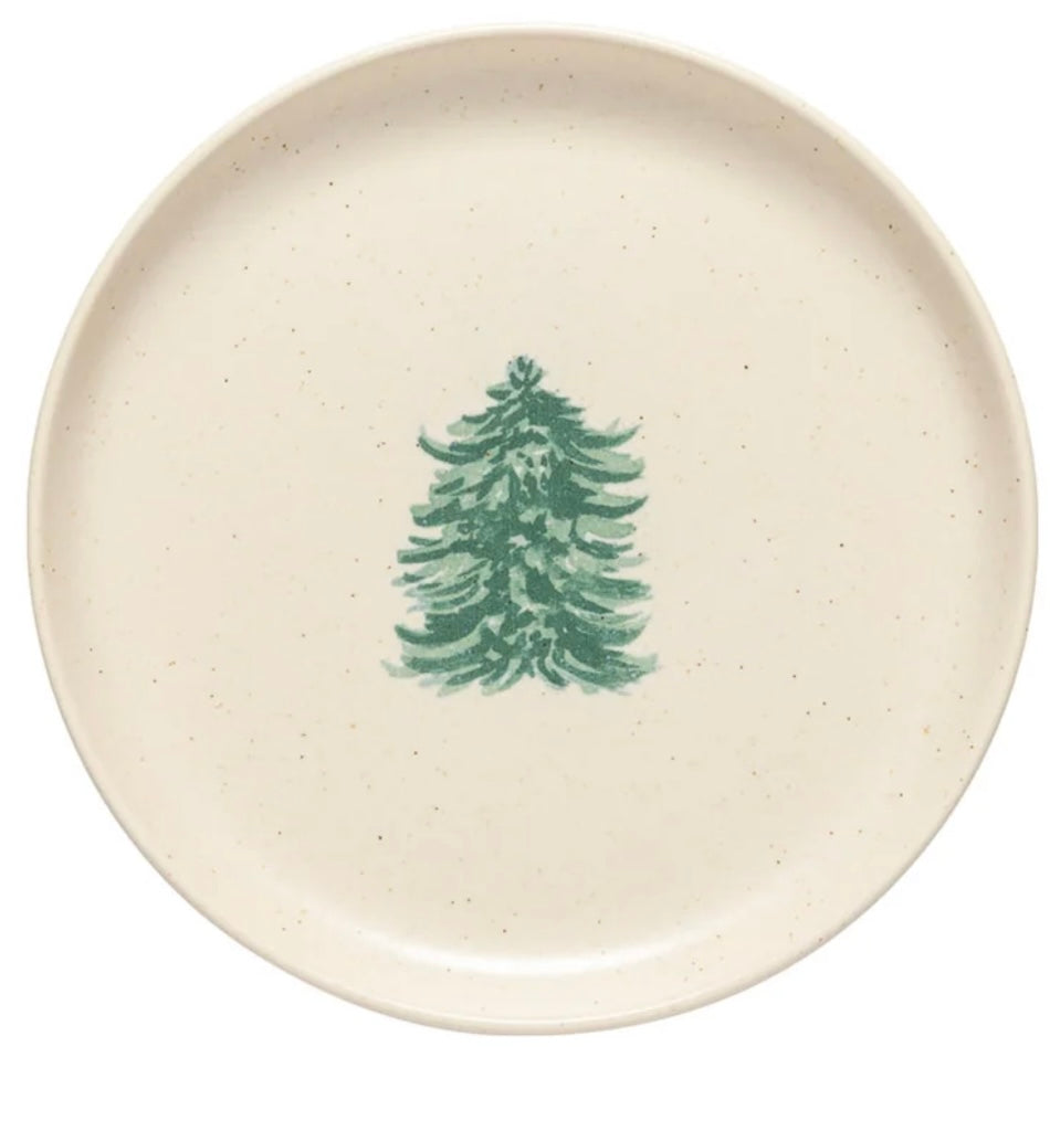 Beige Bordje Met Kerstboom Print Van Costa Nova