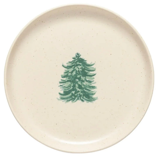 Beige Bordje Met Kerstboom Print Van Costa Nova