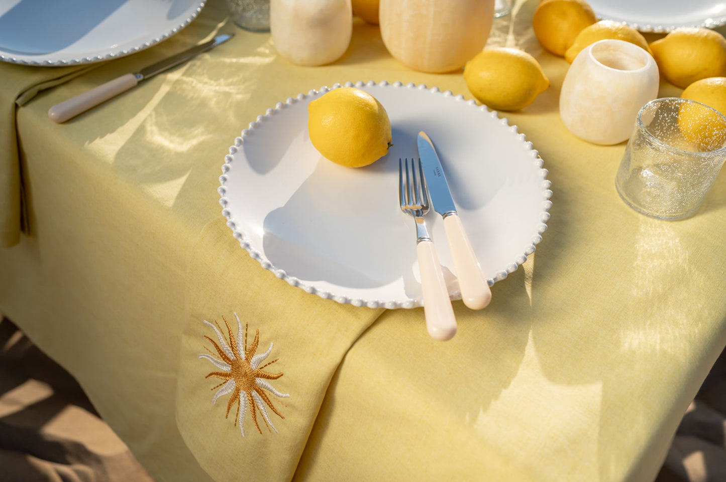 Set Limoncello - tafelkleed met servetten