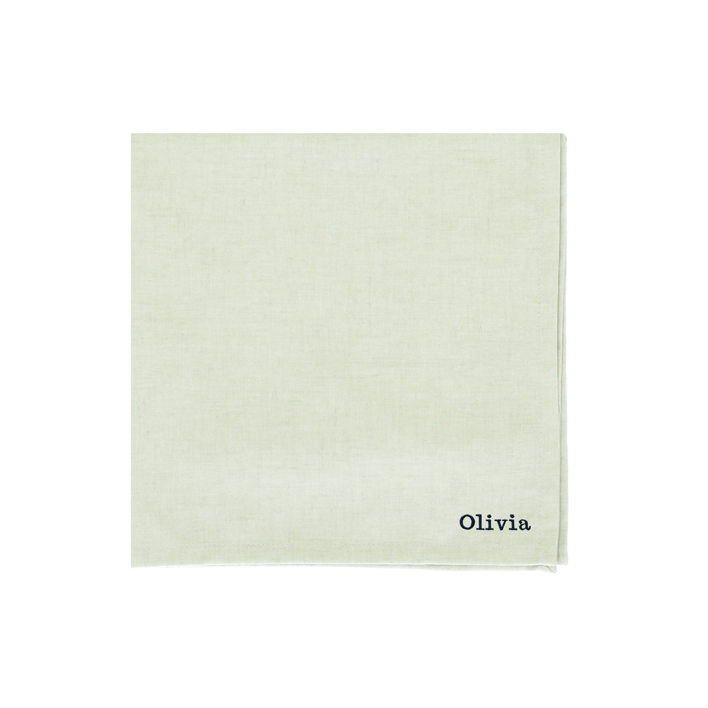 Personaliseerbare servet lichtgroen