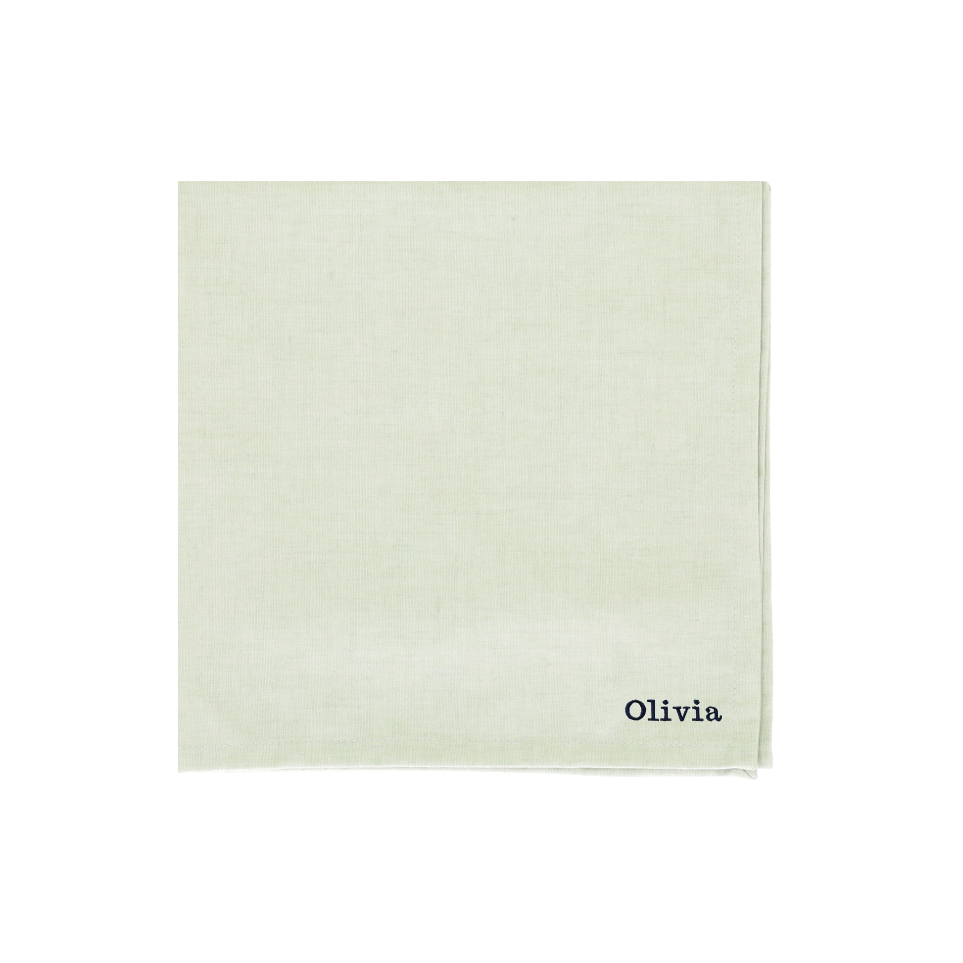 Personaliseerbare servet lichtgroen