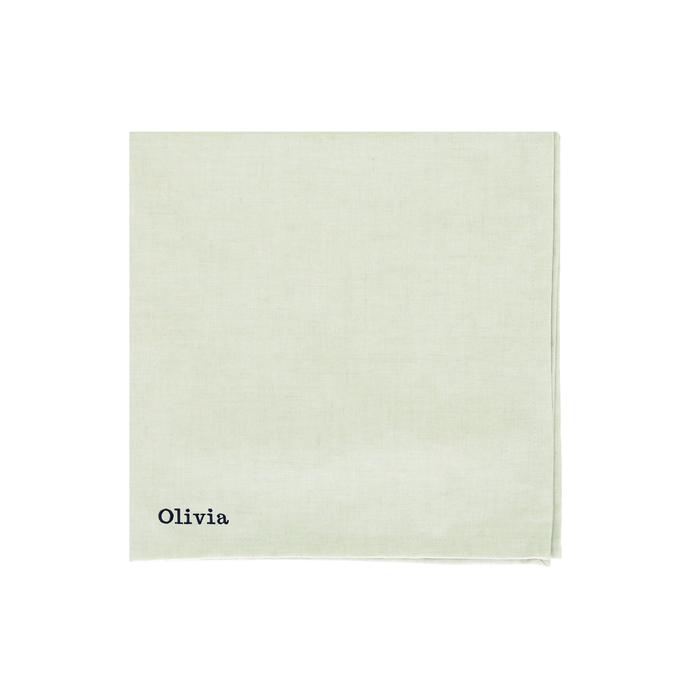Personaliseerbare lichtgroene servet