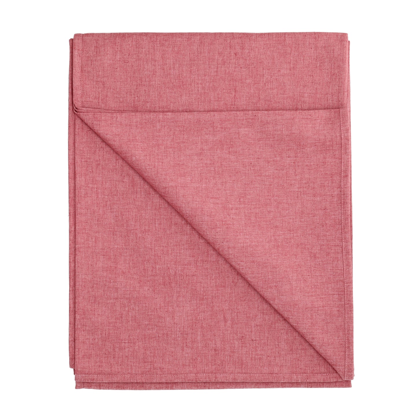 Tafelkleed Raspberry Rouge, fambroosrood linnenmix