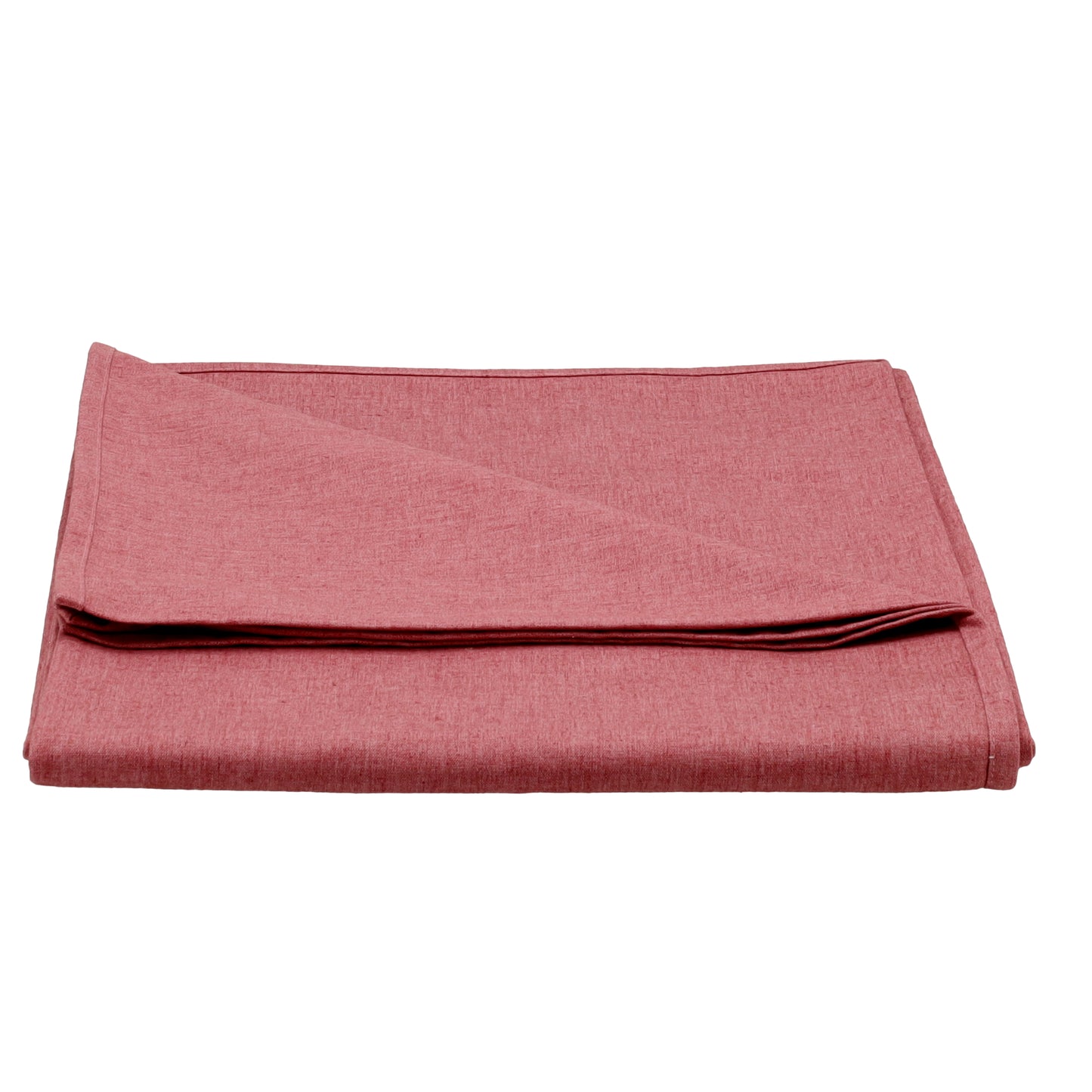 Tafelkleed Raspberry Rouge, fambroosrood linnenmix