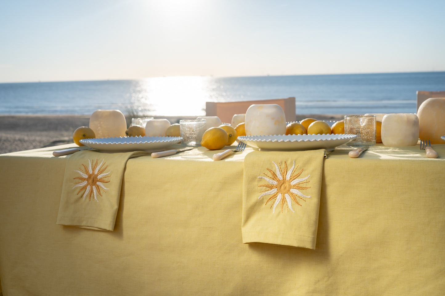 Set Limoncello - tafelkleed met servetten
