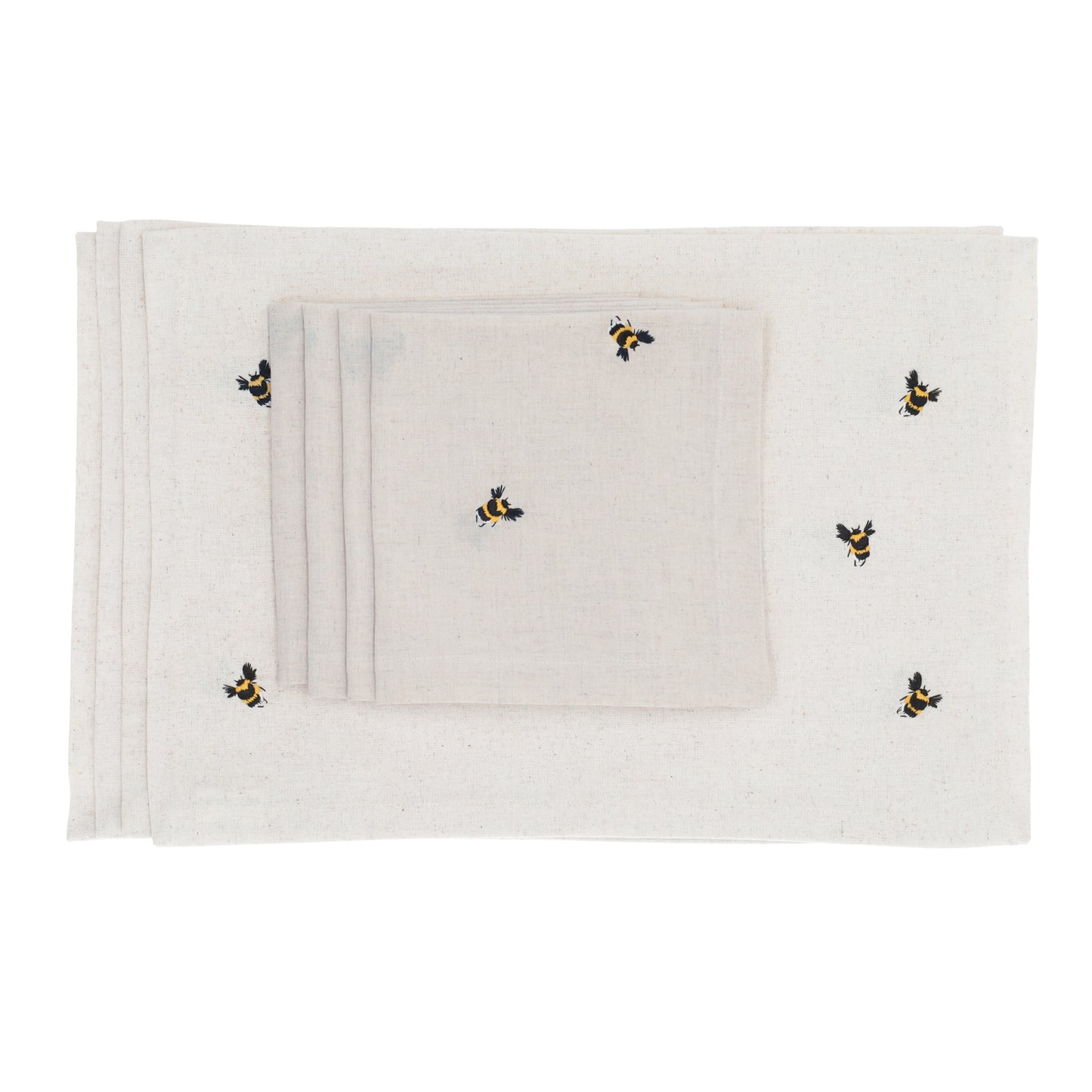 Set Queen B Beige - Placemats en Servetten